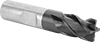 Fast-Cut Carbide Rounded-Edge Square End Mills for Stainless Steel and Titanium 