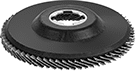 Image of Specification. Front orientation. X-Lock. Flap Discs.