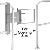 Image of ProductInUse. Style B (Front). Front orientation. Contains Annotated. Safety Gates. Safety Gates , Style B.