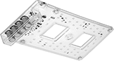 Image of Product. Front orientation. Light Retrofit Kits. Retrofit Kits for Ceiling and Wall Lights, Rectangle—120V AC to 277V AC Input Voltage.