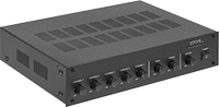 Image of Product. Front orientation. Desktop Mount. Public Address System Sound Amplifiers.