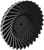 Quick-Change Flap Sanding Discs for Corners on Stainless Steel and Hard Metals