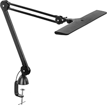 Image of Product. Style A. Front orientation. Workstation Lights. Long-Reach Workstation Lights, Fastener Mount, Clamp On, Style A.
