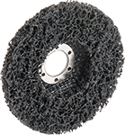 Image of Product. B. Front orientation. Style B. Surface Conditioning, Arbor Mount, For Stainless Steel and Hard Metals, Discs.