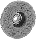 Image of Product. C. Front orientation. Style C. Surface Conditioning, Arbor Mount, For Stainless Steel and Hard Metals, Discs.