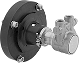 Image of Product. Front orientation. Rotary Vane Pumps. High-Pressure Constant-Flow-Rate Rotary Vane Pumps without Motor for Water.