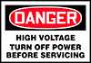 Electrical Hazard Labels 