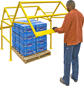 Image of ProductInUse. Front orientation. Mezzanine Gates.