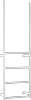 Wall-Mount Ladders with Grab Posts