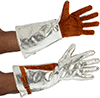 Heat-Reflective Aluminized Welding Gloves