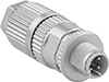 Screw-Together Wet-Location M12 Connectors
