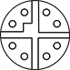 Image of Specification. X-Code Female. Front orientation. X Code. Ethernet Cords with M12 Connectors, , Wire Lead Connection.