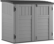 Image of Product. Front orientation. Sheds. Plastic Sheds, Style A.