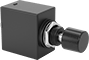 Image of Product. Plastic Actuator Base. Front orientation. Plastic Actuator Base. 12 mm Panel-Mount Push-Button Switches.