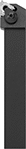Image of ProductInUse. Shown with Insert (Sold Separately). Top orientation. Lathe Tool Insert Holders. Laydown External Threading Lathe Tool Inserts.