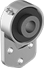 Mounted Ball Bearings with Three-Bolt Flange