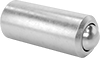 Press-Fit Ball-Nose Spring Plungers