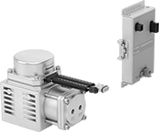 Image of Product. Front orientation. Air Compressor/Vacuum Pumps. Oil-Free DC Electric Air Compressor/Vacuum Pumps, Style B.