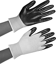Image of ProductInUse. Style A. Front orientation. Gloves. Clean Room Gloves, Gloves.