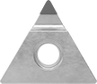 Image of Product. Front orientation. Lathe Tool Inserts. Polycrystalline Diamond Lathe Tool Inserts for Non-Metals, TNMM Insert.