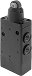 Image of Product. Front orientation. Directional Control Valves. Two-Speed Two-Action Mechanically Operated Air Directional Control Valves, Style J.