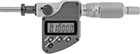 Image of Product. 350 Models. Front orientation. Micrometer Heads. Mitutoyo Electronic Micrometer Heads, Ratchet-Stop Thimble.