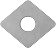 Image of Product. Front orientation. Lathe Tool Inserts. Reinforced Ceramic Lathe Tool Inserts for Heat-Resistant Super Alloys, CNGA Insert.