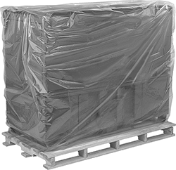 Image of ProductInUse. Shown as a Cover. Front orientation. Pallet Bags. Corrosion-Inhibiting Extra-Large Protective Pallet Bags.