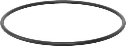 Image of Product. Bottom orientation. Hard Viton® Fluoroelastomer O-Ring, Chemical-Resistant, 3/32 Fractional Width, Dash Number 153.