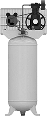 Image of Product. Front orientation. Air Compressors. Light Duty Electric Air Compressors.