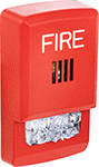 Image of Product. Front orientation. Fire Alarms. Fire Alarm Horns with Strobe Light, Indoor Only, Wall Mount.