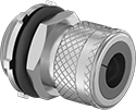 Image of Product. Front orientation. Cord Grips. Liquid-Tight Aluminum Cord Grips, Straight.
