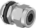 Image of Product. Front orientation. Cord Grips. Liquid-Tight Iron and Steel Cord Grips, Straight.
