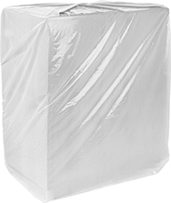 Image of ProductInUse. Shown as a Cover. Front orientation. Pallet Bags. Antistatic Extra-Large Protective Pallet Bags.