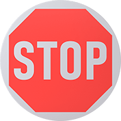 Image of Product. Front orientation. Floor Decals. Traffic Control Floor Decals, Stop.