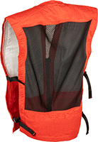 Image of Product. Mesh Lining on Back. Back orientation. Vests. Cut-Protection Vests.