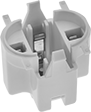 Image of Product. Front orientation. Light Sockets. Sockets for Plug-In Compact Light Bulbs, Style B.