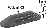 Image of Product. Front orientation. Contains Annotated. Webbing Guides. Adhesive-Ready Webbing Guides.