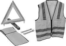 Image of Product. Front orientation. Warning Triangles. Warning Triangle Kits.