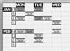 Magnetic Dry Erase Planning Boards with Grid
