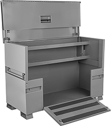 Image of Product. Front orientation. Chests. Front-Loading Heavy Duty Steel Chests, Style A.