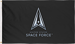 Image of Product. Front orientation. Armed Forces Flags. Space Force.