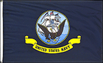 Image of Product. Front orientation. Armed Forces Flags. Navy.
