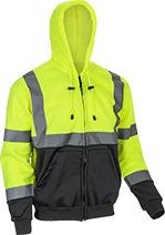 Image of Product. Front orientation. Jackets. High-Visibility Jackets, Polyester Fabric.