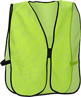 Image of Product. Front orientation. Vests. High-Visibility Vests, Men's Vests—Not Rated, No Stripe (Expandable).