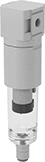 Image of Product. Front orientation. Compressed Air Separators. Compressed Air Separators for Oil Removal, Clear Bowl.