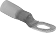 Image of Product. Front orientation. Terminals, Ferrules, and Lugs. Heat-Shrink Multisize Elongated Ring Terminals.