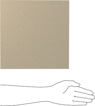 Image of Product. Side1 orientation. Contains SizingReference. F1 Felt Sheet, Medium, Adhesive Backing, 12" X12", 1/8" Thick.