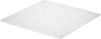 Image of Product. Front orientation. F1 Felt Sheet, Medium, Adhesive Backing, 12" X12", 1/8" Thick.
