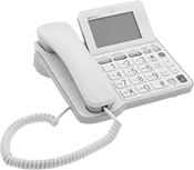 Image of Product. Front orientation. Telephones. 1 Line—Wall/Desk Mount, With Keypad.